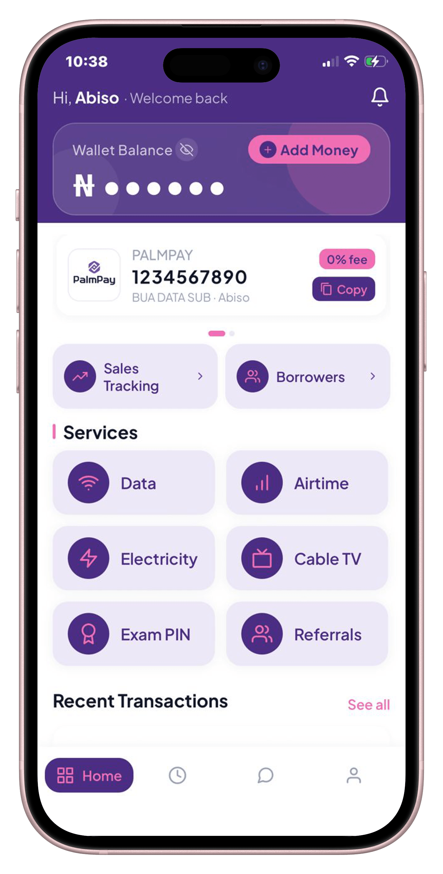 BUA DATA SUB iOS